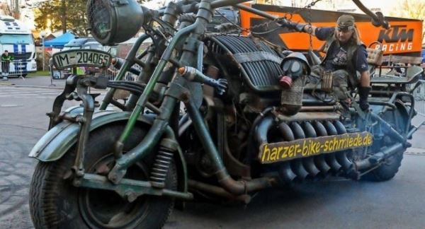 Panzerbike — самый большой в мире мотоцикл из Германии